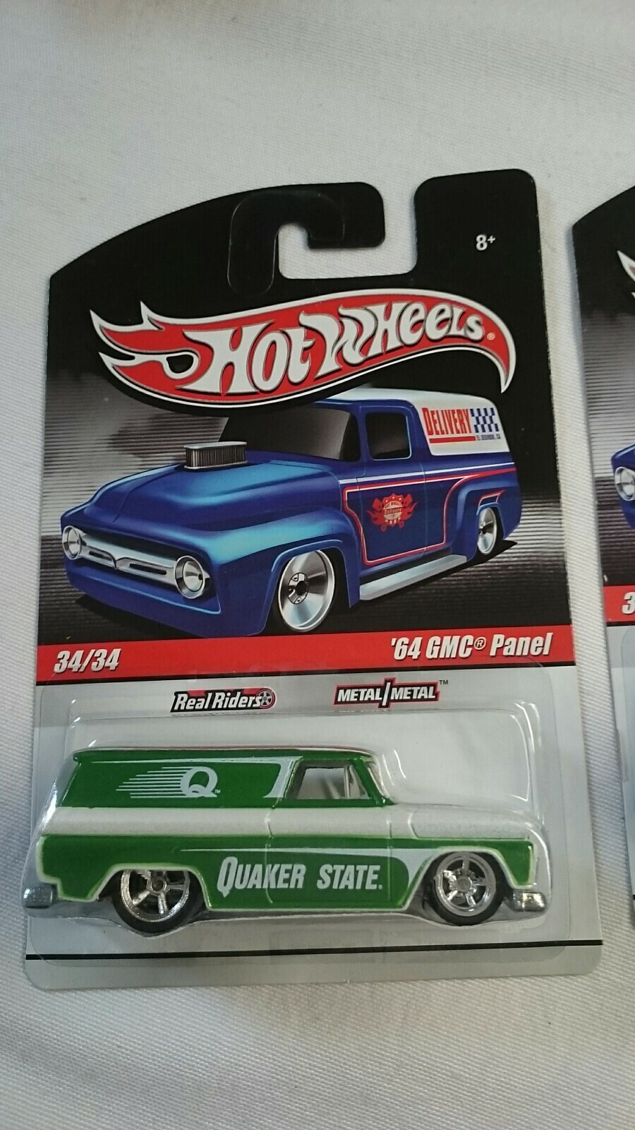 '64 GMC PANEL VAN QUAKER STATE HOT WHEELS DELIVERY DIECAST 1:64