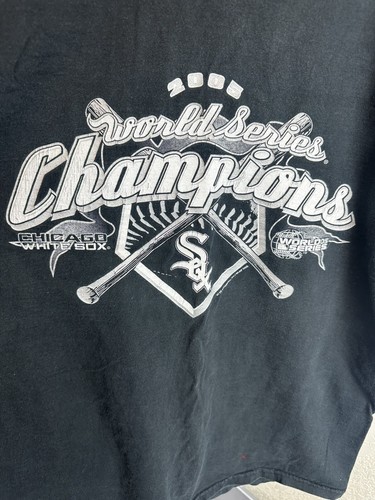 Vintage Y2K 2005 Chicago White Sox World Series Champions T Shirt Size Medium - Picture 2 of 7