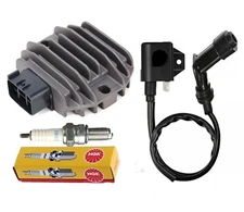 Ignition Coil & Regulator Rectifier & Spark Plug For Arctic Cat 400 (2003-2007)