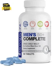 ONE Daily Mens 50+ Complete Multivitamin Multimineral, 90 Tablets