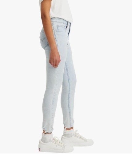 Levi's Women 721 High-Rise Stretch Skinny Frostbite Size 24 NWT 00 Short L30 - Picture 2 of 4