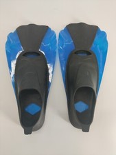 Kids Light Swim Fins Flippers Blue Size 12 3XS