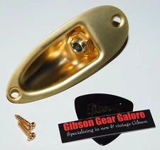 Charvel Pro-Mod DK24 Superstrat Jack Plate Assembly Satin Gold Guitar Parts