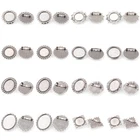 10pc Vintage Silver Alloy Flower Brooch Making Cabochon Bezel Settings Bead Tray
