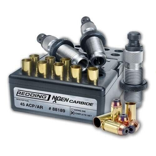 45 Long Colt Redding Nxgen Premium Carbide Reloading 3 Die Set - Brand New