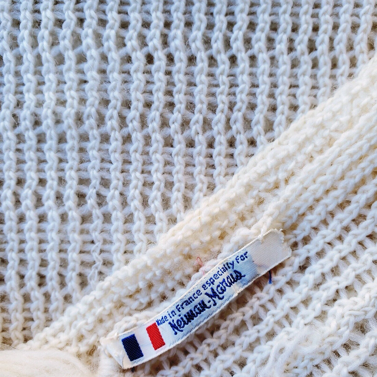 THE TOE MARAIS HANDMADE KNIT アイボリー THETOÉ THETOE MARAIS