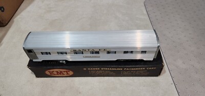 KMT Indian Scout O Gauge Aluminum Santa Fe Passenger Car