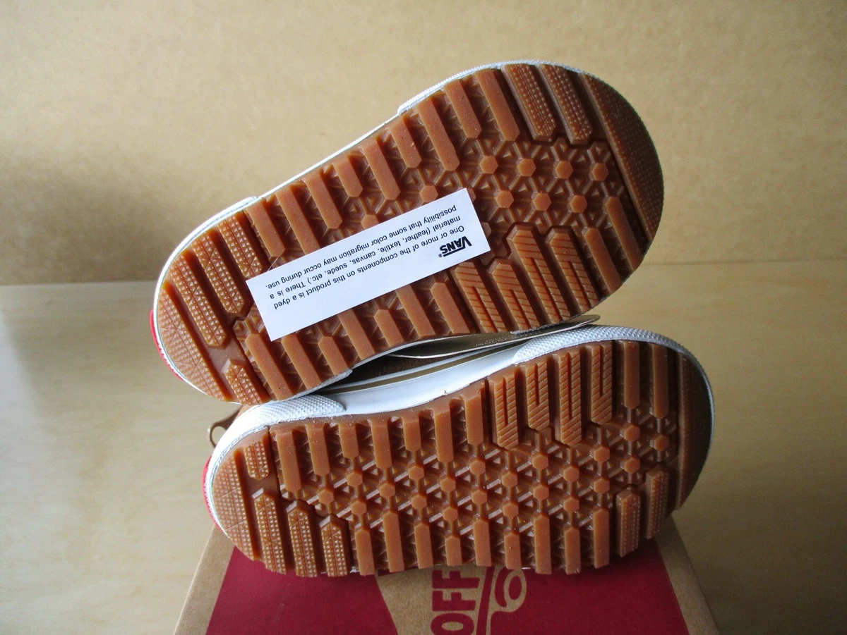 VANS Sk8 Hi Zip Mte Kids Shoes Plaid Brown Black Leather Size 5 New In Box