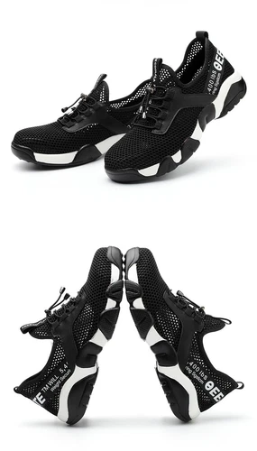 Herren Sicherheitsschuhe Leichte Damen Stahl Zehenkappe Arbeitsschuhe Schuhe DE - Bild 8 von 9