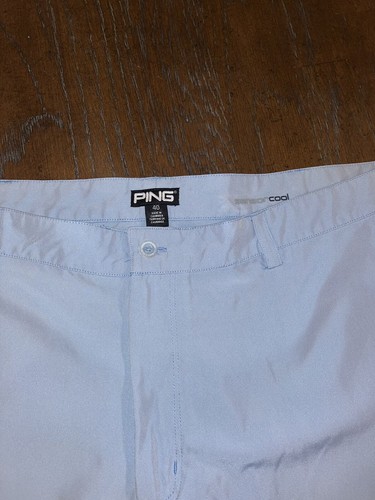 Ping Oxford Sensor Cool Golf Performance Flex Shorts Men's Size 40 Blue - Picture 4 of 5