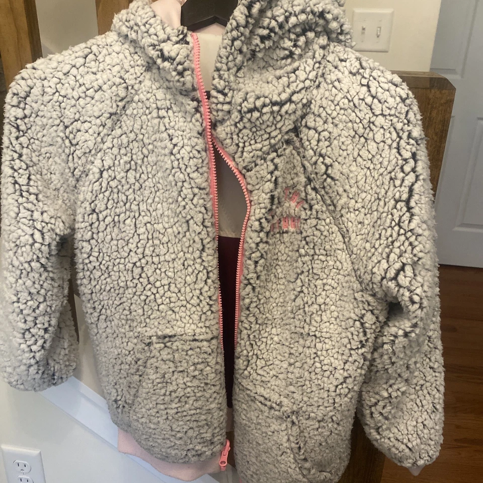 Cálida chaqueta con capucha Justice de invierno para niña talla 10 Foto 4 de 4