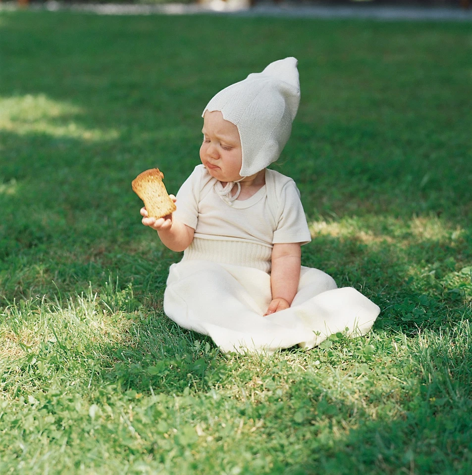 Sombrero ÁNGEL 100% SEDA BEBÉ RECIÉN NACIDO PIXIE GORRO VERANO TEJIDO ORGÁNICO ECO NATURAL Foto 2 de 2