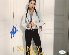 Leah Lewis Nancy Drew Autographed Signed 8x10 Photo ACOA 