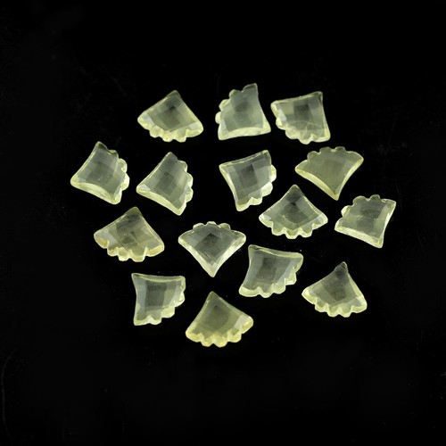 Natural Lamone Quartz Axe Carved Shape Loose Gemstone Briolette Cut Beads Lots - Picture 4 of 10