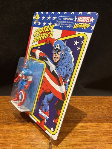 Marvel Legends RETRO CAPTAIN AMERICA 3.75" KENNER Wave 2 Figure UNPUNCHED - MINT - 第 4/8 張圖片