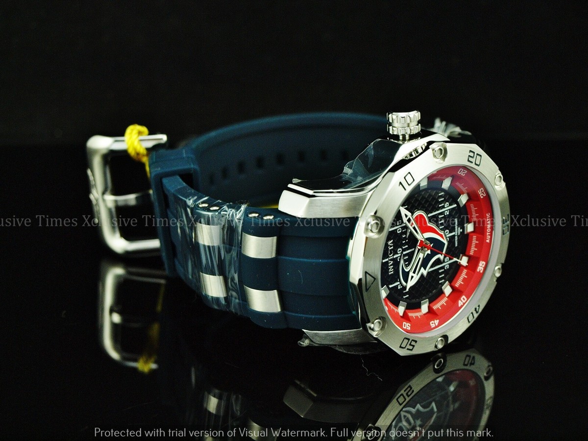 NEW Invicta NFL HOUSTON TEXANS 50mm Pro Diver Scuba Automatic
