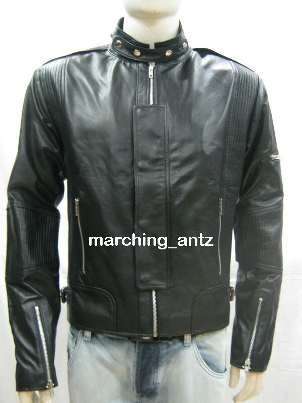DAFT PUNK Electroma band movie Soft Genuine Lamb Leather Jacket