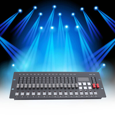 256 CH DMX Controller für Bühnenbeleuchtung Lichtmischpult DMX-Konsole 100-240V