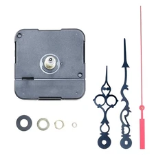 Continuous Sweep Quartz Battery Clock Movement Kit, Multiple Sizes - NEW!