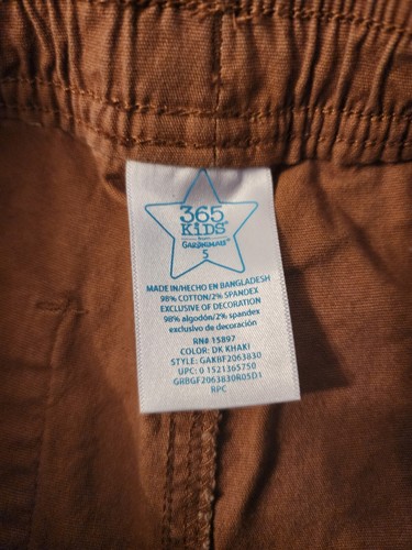 365 Kid's Brand Sz 4 School Uniform Long Khaki Pants Boys Amazing Condition! - Picture 3 of 3