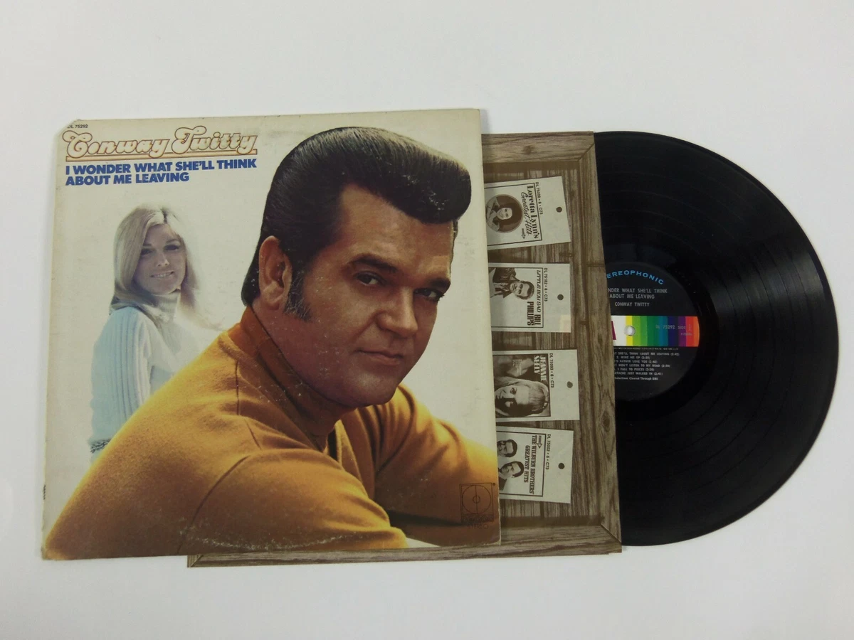 I Wonder What She'll Think About Me Leaving by Conway Twitty Vinyl Record  LP | eBay