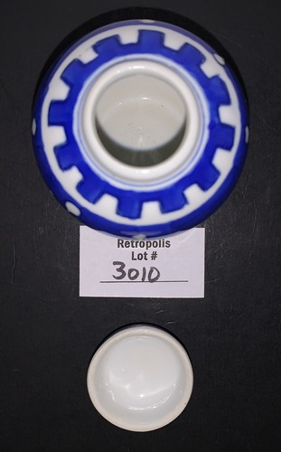 Chinese Cobalt Blue & White Plum Prunus Small Ginger Jar China - Picture 5 of 6