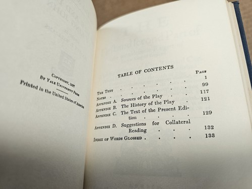 The Yale Shakespeare Set of 14 (Incomplete) 1960's William Shakespeare HC Books - Picture 17 of 24