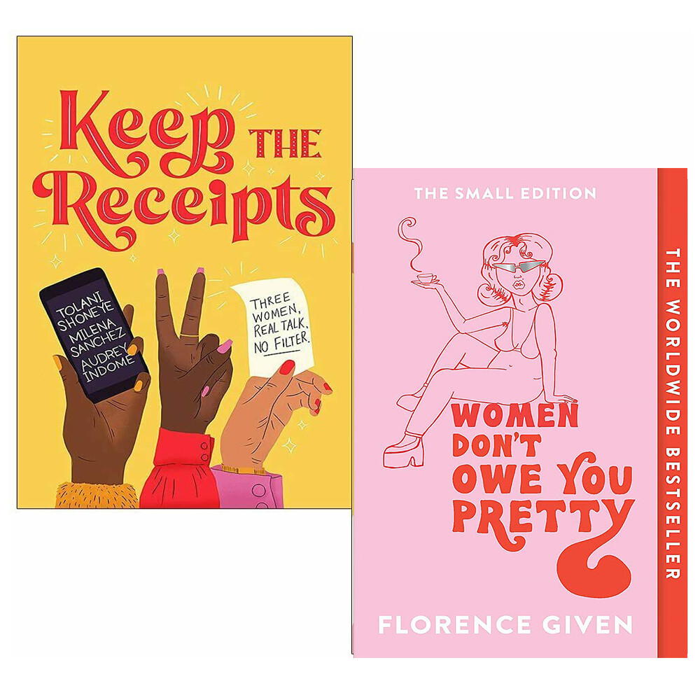 Keep the Receipts, Women Don't Owe You Pretty 2 Books Collection Set  NEW