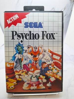 Psycho Fox (Sega Master System, 1989)  Psyco  Variant Misprint no manual