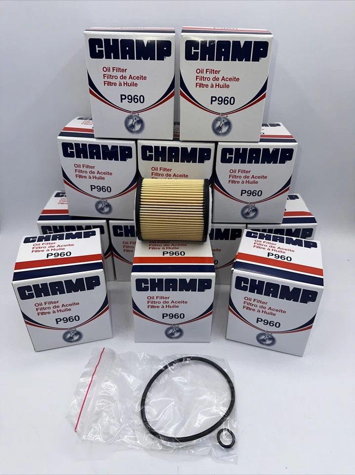 Корпус из 12 масляных фильтров двигателя CHAMP P960 для моделей FORD MAZDA MERMERCURY 2001-2012 - Изображение 3 из 3