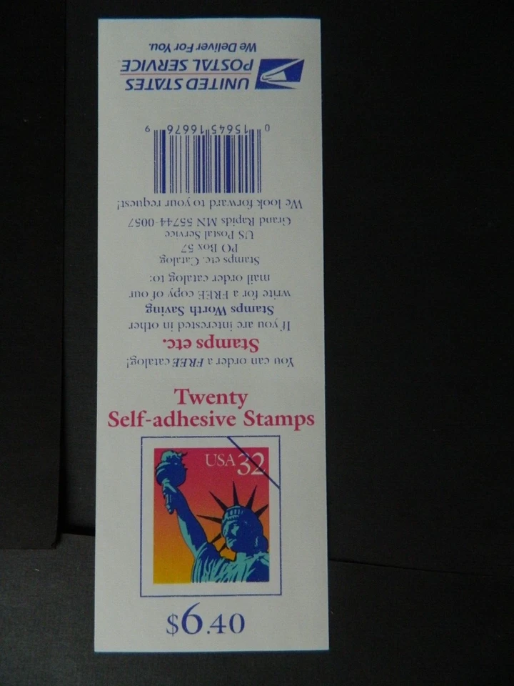 US LIBERTY SC# 3122a BOOKLET PANE OF 20 MNH V1211 - Image 2 of 2