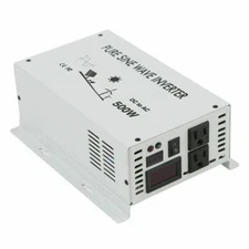 500W Pure Sine Wave Inverter 12/24/48VDC to 120/220/240VAC Car/Home solar Power