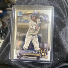 2025 Bowman Chrome Jesus Made #BCP-245 Milwaukee Brewers