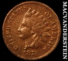 1874 Indian Head Cent- Semi Key Better Date No Reserve #J7211