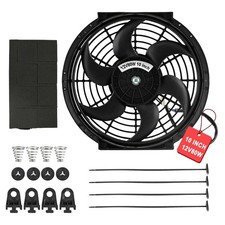 10 Inch Electric Radiator Fan 12V 80W Heavy Duty Universal Push Pull Mount Kit