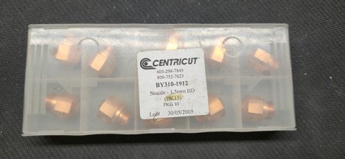 CCENTRICUT BY310-1912 HK15 1.5 mm High Density Nozzle Bystronic CO2 Laser Torche - Picture 2 of 2