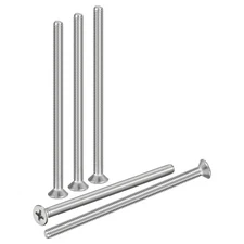 M4-0.7x70 Flat Head Machine Screws -15pcs -304 Stainless Steel -Silver