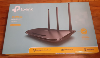 TP-Link Wireless N Router Wi-Fi 450Mbps TL-WR940N, 3 Antennas, Strong Signal