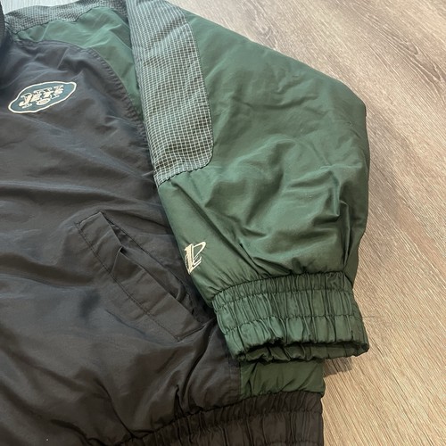 New York Jets Logo Athletic NFL Winter Puffer Coat Size Men’s XL - Picture 3 of 10