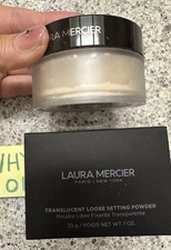 LAURA MERCIER Loose Setting Powder TRANSLUCENT 1oz/29g FULL SZ SEALED BOX $43