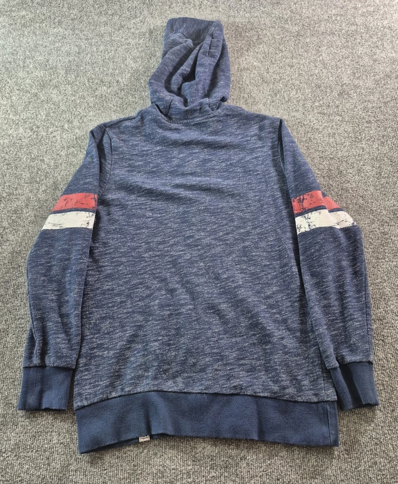 Sudadera con capucha Majestic Houston Texans NFL cremallera completa para mujer talla mediana azul deportes Foto 2 de 4