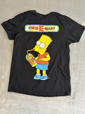 The Simpsons Bart Simpson Kwik-E-Mart Slushie Graphic T-Shirt Men s Medium