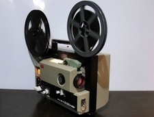 ELMO ST-180E M SOUND 2-Track SUPER 8 MOVIE PROJECTOR  SERVICED 