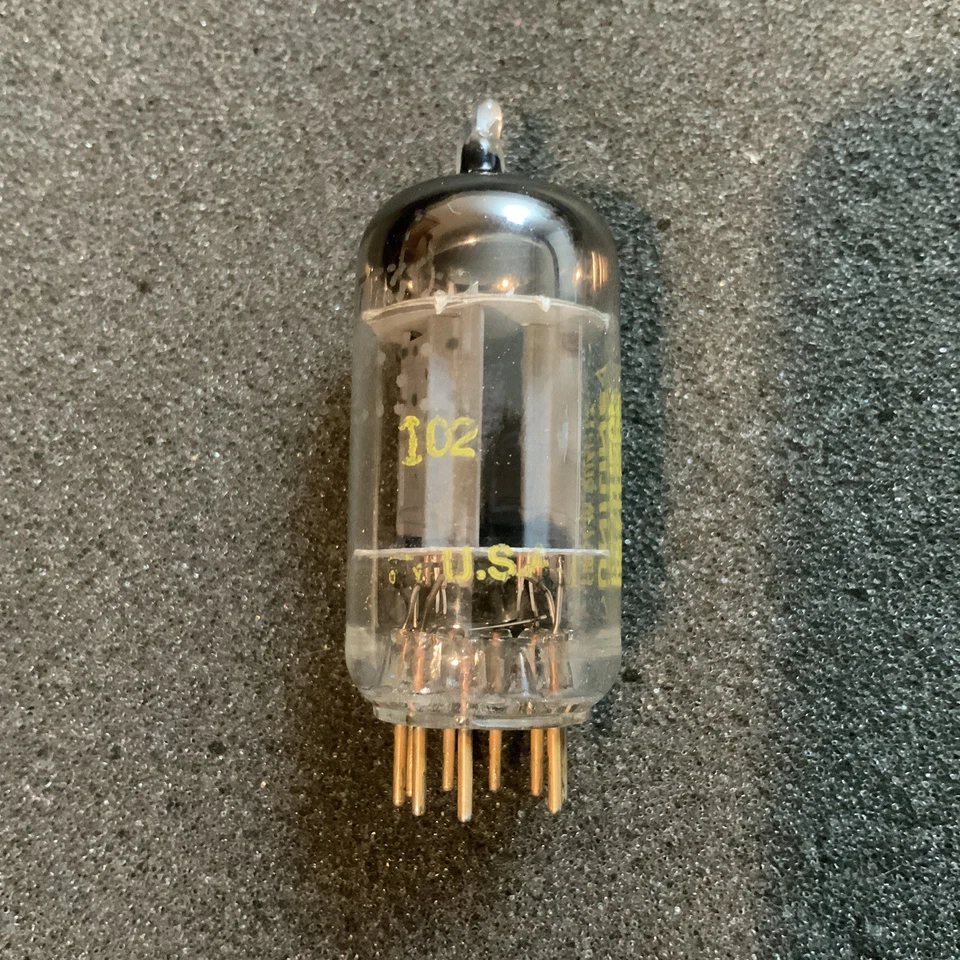 Tubo ANOS Raytheon 7730 SUPER 12AU7 ECC82 Pin Dorado Amplitrex Prueba ECC802s B329 D Foto 4 de 4