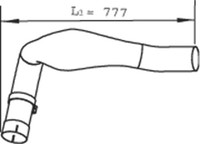 Dinex Abgasrohr 48121 FüR MAN TGA TGS 1