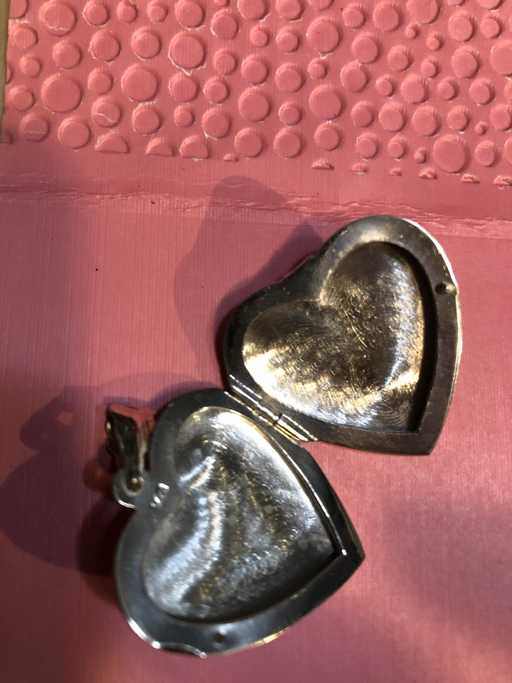 Colgante Medallón Foto Corazón, Plata 925, Nuevo. Foto 2 de 4