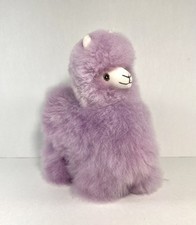 Rare Lavender Color 100 Baby Alpaca Plush/Figure Made In Peru