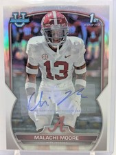2022 Bowman Chrome University Refractor Auto  Malachi Moore /499