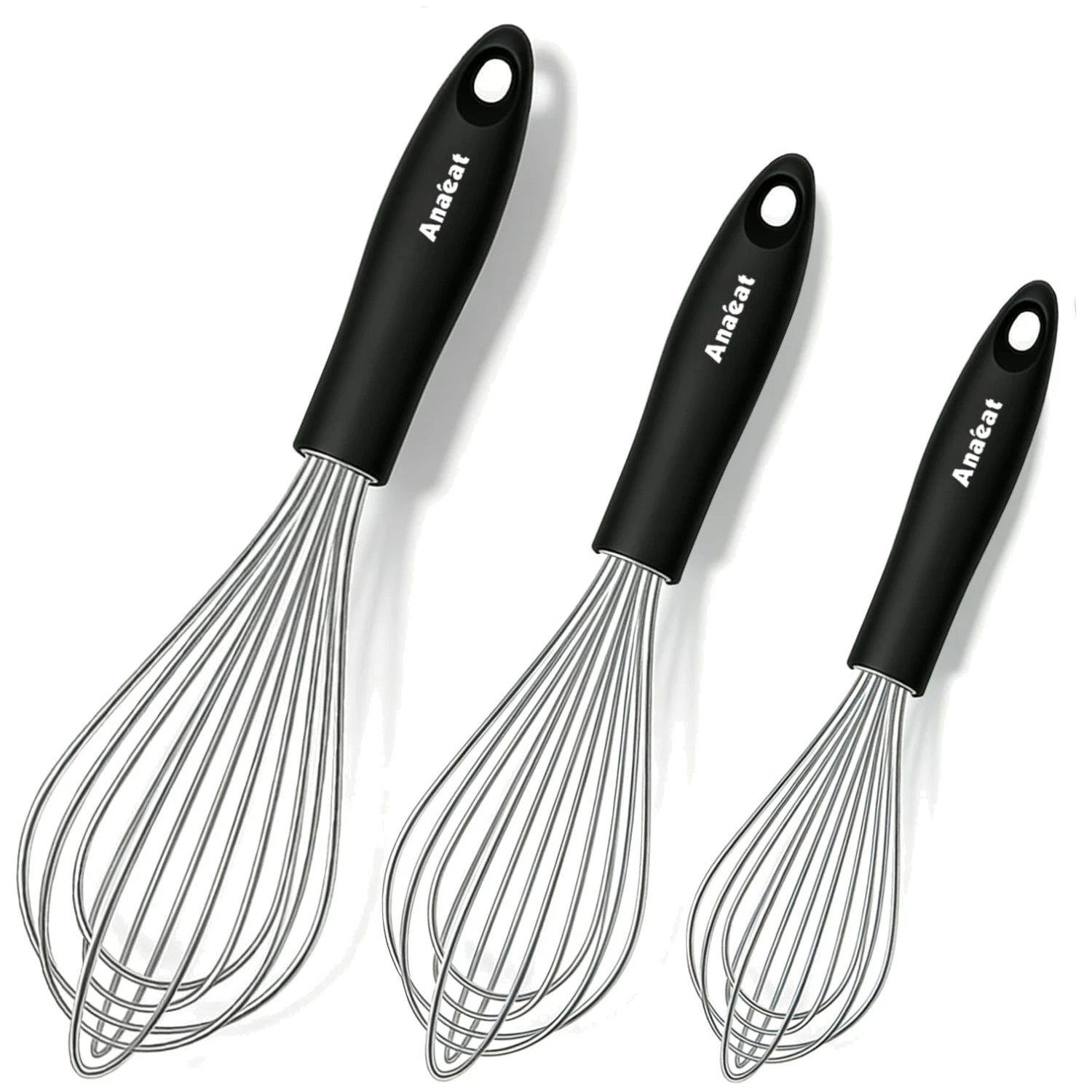 Stainless Steel Whisk Set - Balloon Whisk Trio