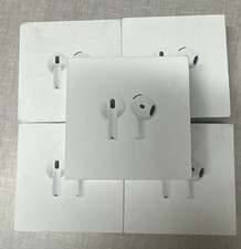5pk NEW IN BOXES - Apple Airpods 4 Bluetooth Earbuds, Personalized Spatial Audio